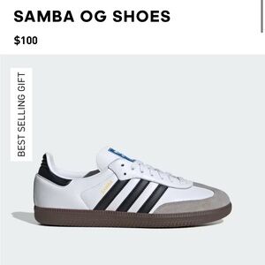 Adidas Samba OG Shoe in white